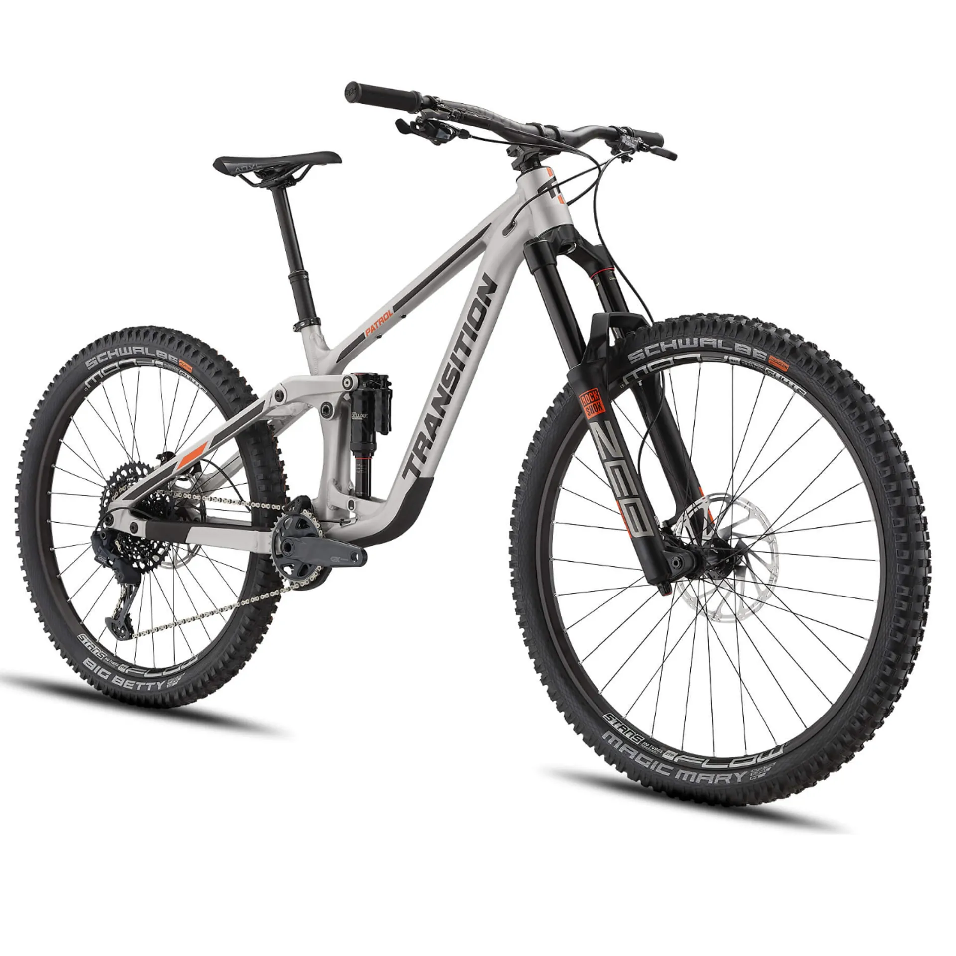 2021 Transition Patrol Alloy XT Full Suspension Mountain Bike in Raw